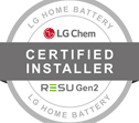 LG Home Battery Certified Installer Badge
