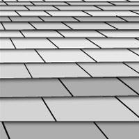 Roof shingles in gray tones, representing roofing materials for solar panel installation options.