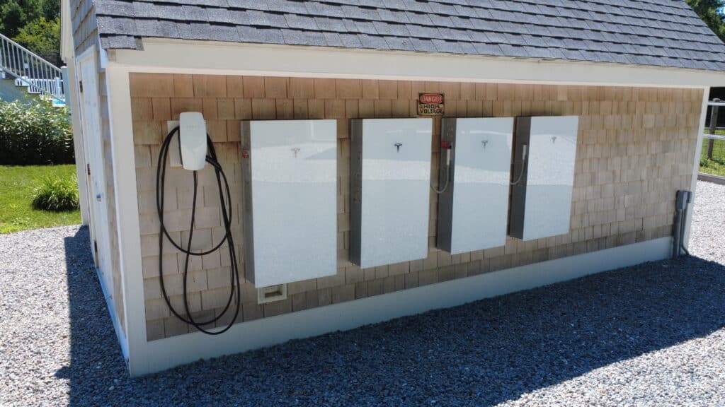 Battery and electrical equipment for the Middleborough whole-home energy system
