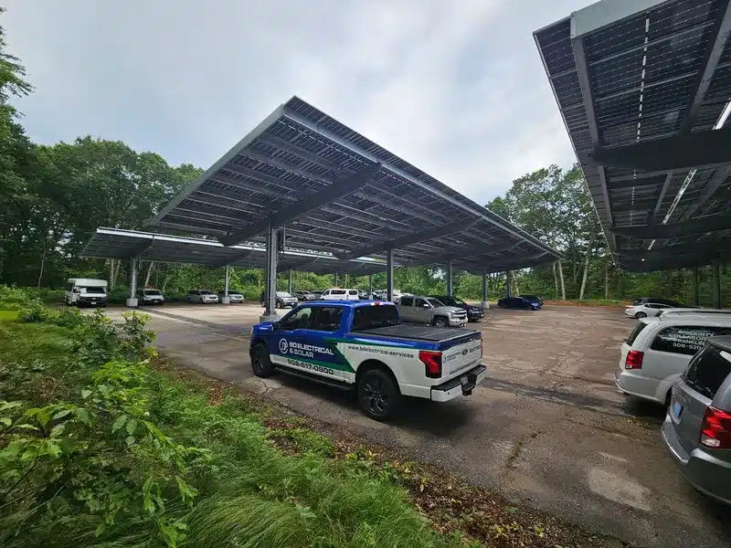 Walpole Commercial Solar Carport — project photograph