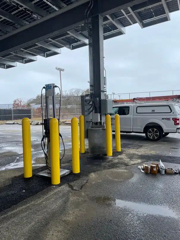 Cape Cod Community College Solar & EV Carport — project photograph