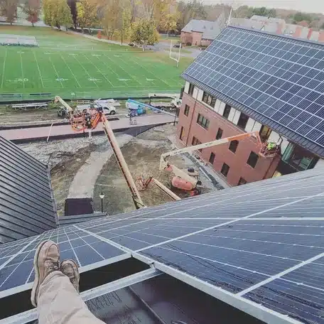 St. Mark’s School Solar Installation — project photograph
