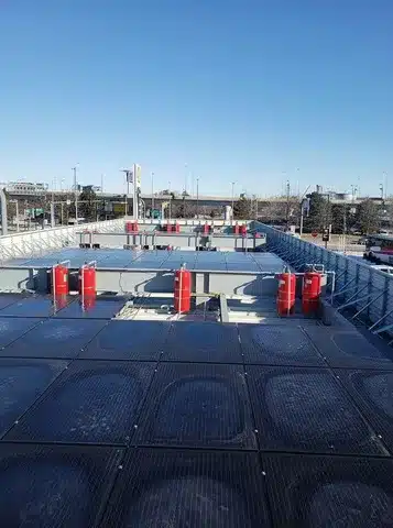Logan Airport Fuel Facility Rooftop Solar — project photograph